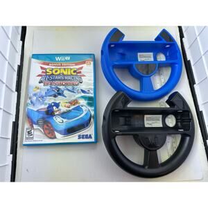 Sonic & All-Stars Racing Transformed (Nintendo Wii U,m Bonus Edition W Wheels